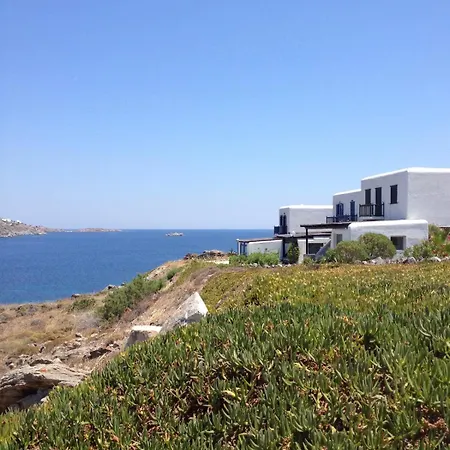 Mykonos Waterfront House Walk To Private Орнос