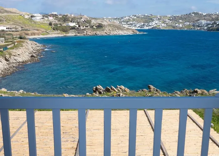 Mykonos Waterfront House Walk To Private Nyaraló Ornósz