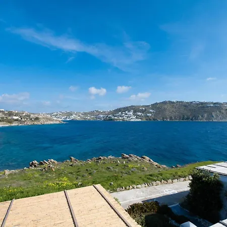 Mykonos Waterfront House Walk To Private Nyaraló *