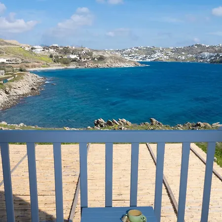 Mykonos Waterfront House Walk To Private 別荘 オルノス