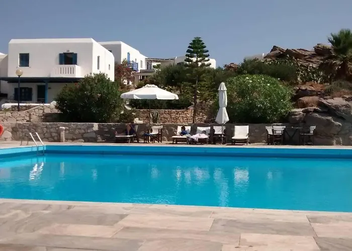 Mykonos Waterfront House Walk To Private בית נופש *